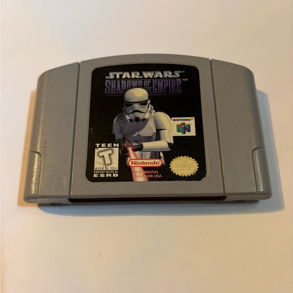 Nintendo 64 Star Wars: Shadows of the Empire Game Cartridge Tested And Working